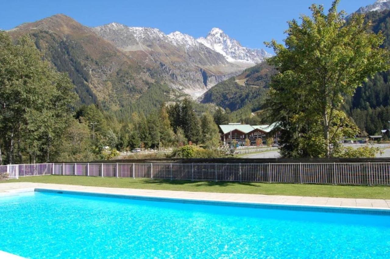 Charming Apt With Swimming Pool In Argentiere Chamonix Mont Blanc Exterior foto