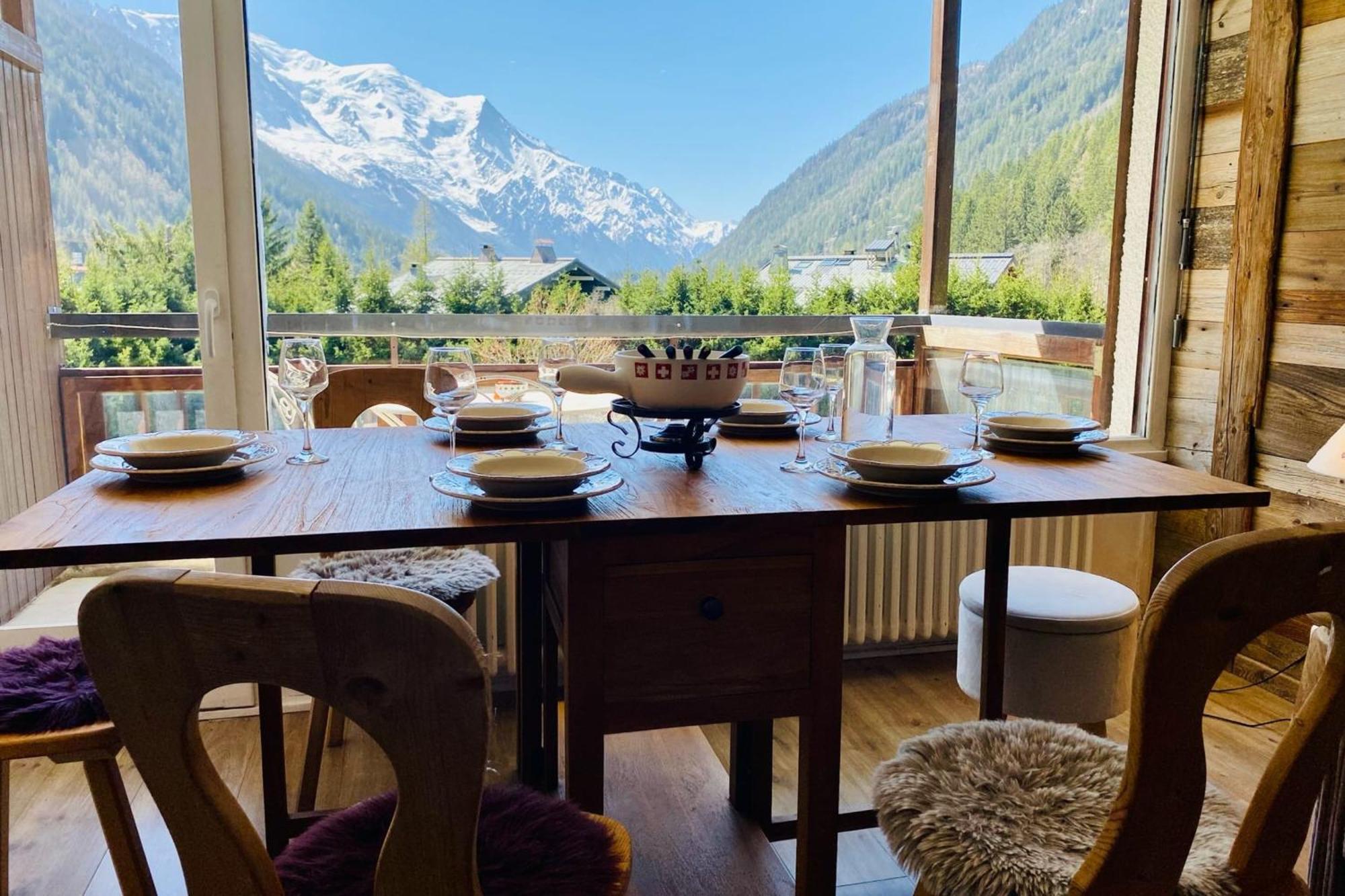 Charming Apt With Swimming Pool In Argentiere Chamonix Mont Blanc Exterior foto